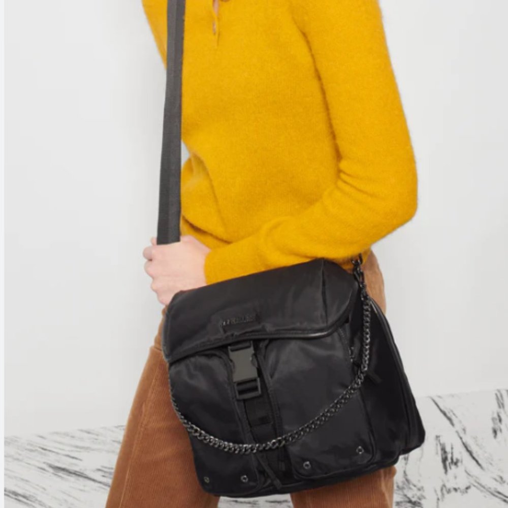 NWT MZ Wallace Black Large Apex Crossbody